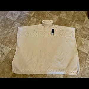 Ralph Lauren CAPE  NEW cream one size
